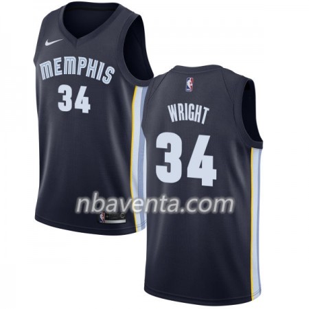 Camiseta Hombre Memphis Grizzlies Brandan Wright 34 Nike 2017-18 Navy Swingman Camiseta Hombre Memphis Grizzlies Brandan Wright 34 Nike 2017-18 Navy Swingman